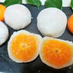 รูปของ レンジで簡単！みかん大福