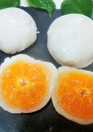 レンジで簡単！みかん大福-レシピのメイン写真