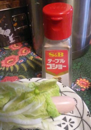 小腹が空いた！魚肉ソーセージ白菜巻-レシピのメイン写真