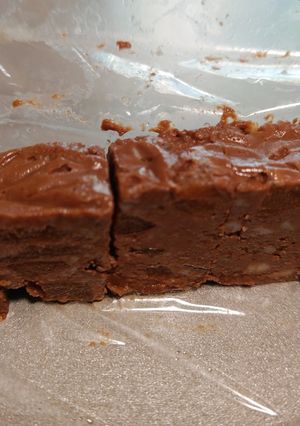 梅酒の実入り!ヘルシーお豆腐チョコ-レシピのメイン写真