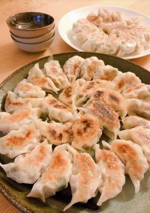 にんにく醤油ソースで☆焼き餃子-レシピのメイン写真