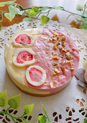 バレンタイン♡苺＆ホワイトチョコのタルト-レシピのメイン写真