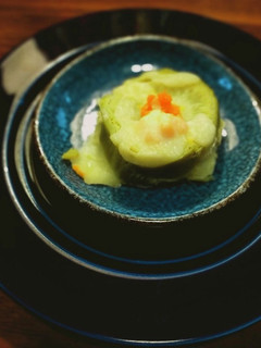 ブロッコリーの芯ピザ(アンチエイジング)-レシピのメイン写真