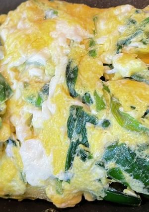 サッと出来上がる#ニラの和風#オムレツ-レシピのメイン写真