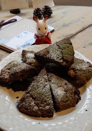 オートミール抹茶ホワイトチョコスコーン-レシピのメイン写真
