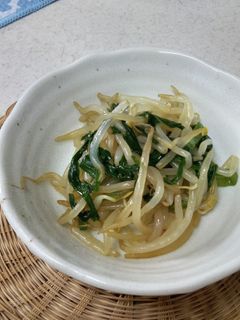 モヤシとニラの豆板醤あえ-レシピのメイン写真
