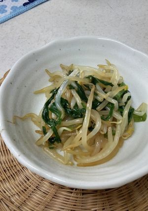 モヤシとニラの豆板醤あえ-レシピのメイン写真