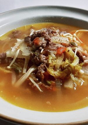 牛肉と野菜の昆布出汁のスープ-レシピのメイン写真
