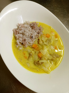 クリームチキンスープカレー-レシピのメイン写真