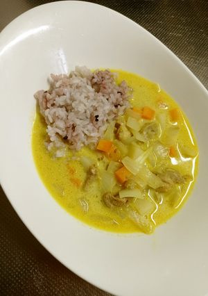 クリームチキンスープカレー-レシピのメイン写真