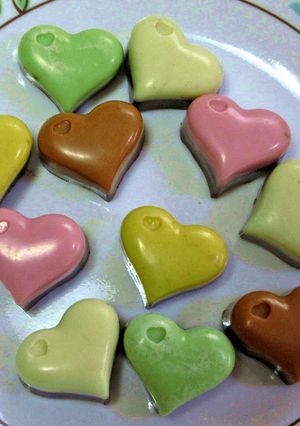 プチロルで簡単カラフル♡チョコ-レシピのメイン写真