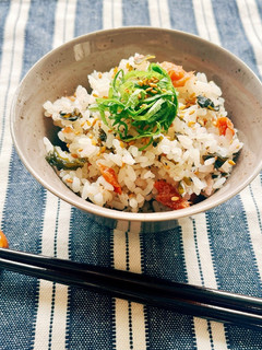 梅ごまわかめご飯-レシピのメイン写真