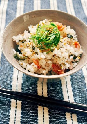 梅ごまわかめご飯-レシピのメイン写真