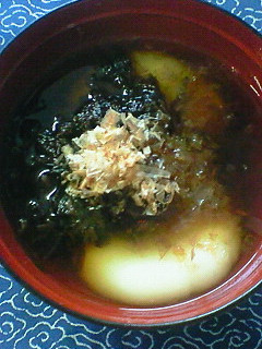 出雲のお雑煮〜十六島海苔雑煮-レシピのメイン写真