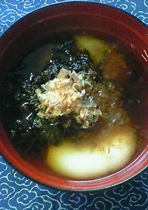 出雲のお雑煮〜十六島海苔雑煮-レシピのメイン写真