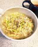 オートミールで味噌スープリゾット