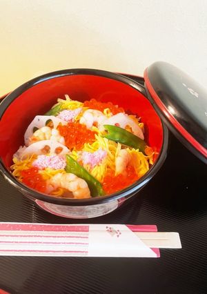 ちらし寿司　雛祭りや　お祝いに-レシピのメイン写真