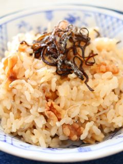 じゃこ&くるみの炊き込みご飯-レシピのメイン写真