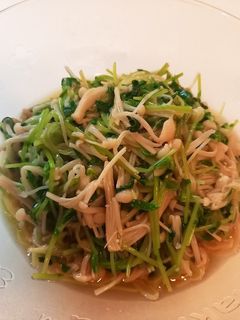 豆苗とエノキのおひたし♪-レシピのメイン写真