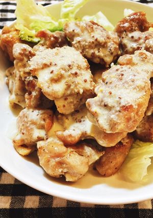 チキンソテー　マスタードクリームソース-レシピのメイン写真
