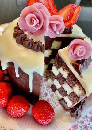 サンセバスチャンドリップケーキ12センチ-レシピのメイン写真