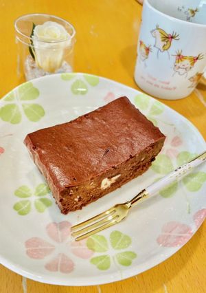 超簡単♪濃厚☆ベイクドチョコチーズケーキ-レシピのメイン写真