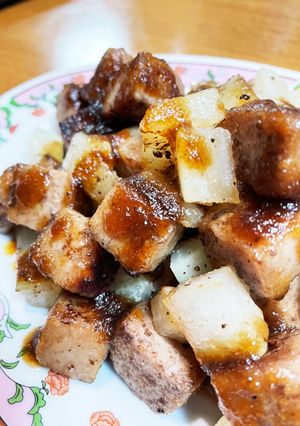 簡単！大根をサイコロステーキと共に。-レシピのメイン写真
