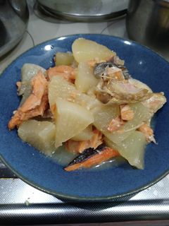 鮭大根みそ味-レシピのメイン写真