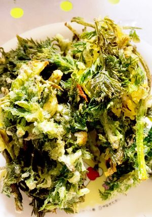 人参の葉のかき揚げ-レシピのメイン写真