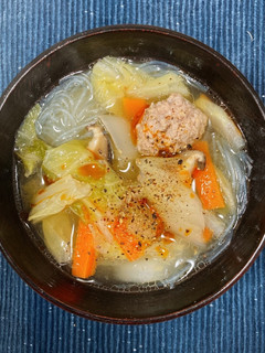 肉団子と春雨の基本スープ アレンジ自由-レシピのメイン写真