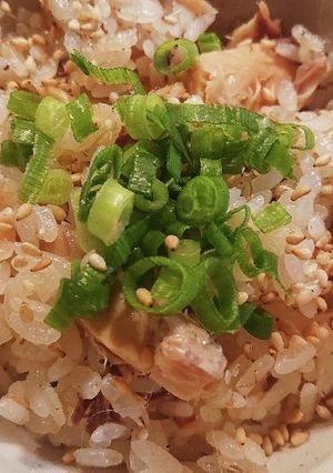 サバ缶と梅干しの炊き込みご飯-レシピのメイン写真
