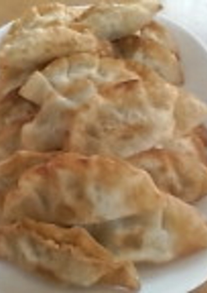 揚げ餃子風☆栗きんとん-レシピのメイン写真