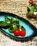 アイスプラントと大豆のサラダ
