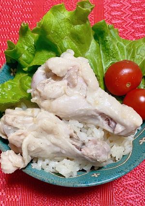 鶏手羽de海南鶏飯-レシピのメイン写真