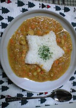 余り物でカレー風味のトマトシチュー-レシピのメイン写真