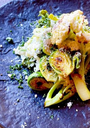 【旬野菜のチーズリゾット】-レシピのメイン写真