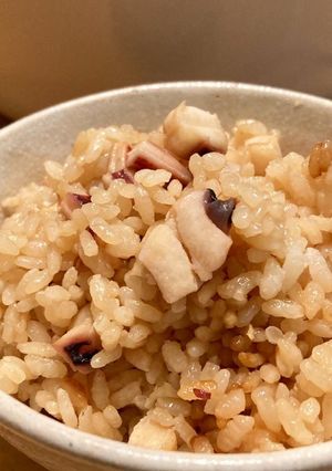 いかと生姜の炊き込みごはんバター醤油味-レシピのメイン写真