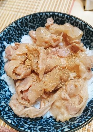 お昼は、豚丼にしよう！-レシピのメイン写真