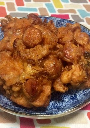 超簡単☆旨味堪能キムチウインナーかき揚げ-レシピのメイン写真