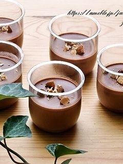 濃厚チョコミルクプリン-レシピのメイン写真