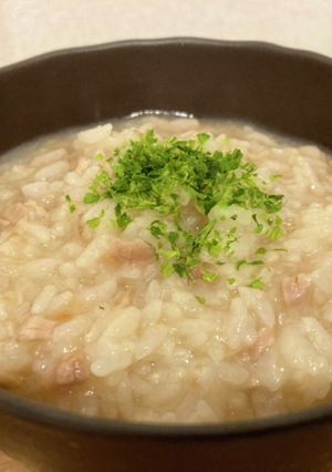 簡単！ツナ入り中華粥〜親知らずの抜歯後〜-レシピのメイン写真