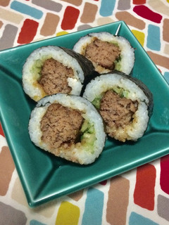 超簡単☆旨味堪能!ハンバーグ海苔巻き♪♪-レシピのメイン写真