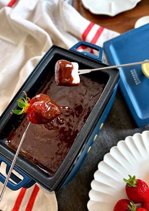 おうちでチョコフォンデュ-レシピのメイン写真