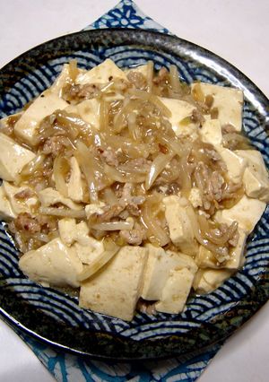 豆腐と薄切り豚肉とかぶら　ザーサイ炒め煮-レシピのメイン写真