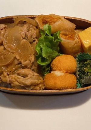 生姜焼き弁当02.12-レシピのメイン写真
