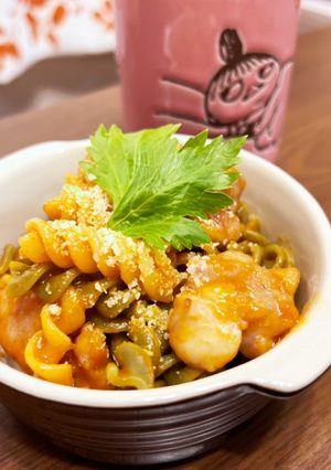 レトルトなのにコク旨パスタ-レシピのメイン写真