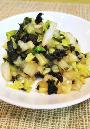 簡単！白菜の海苔和え～-レシピのメイン写真