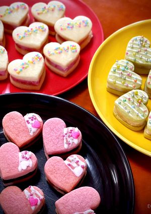 生チョコサンドクッキー ハートver.-レシピのメイン写真