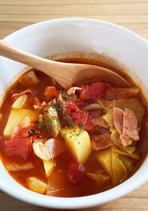 具だくさんミネストローネ-レシピのメイン写真