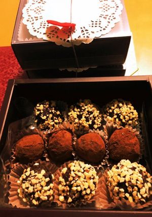 バレンタイン　なめらかトリュフ-レシピのメイン写真